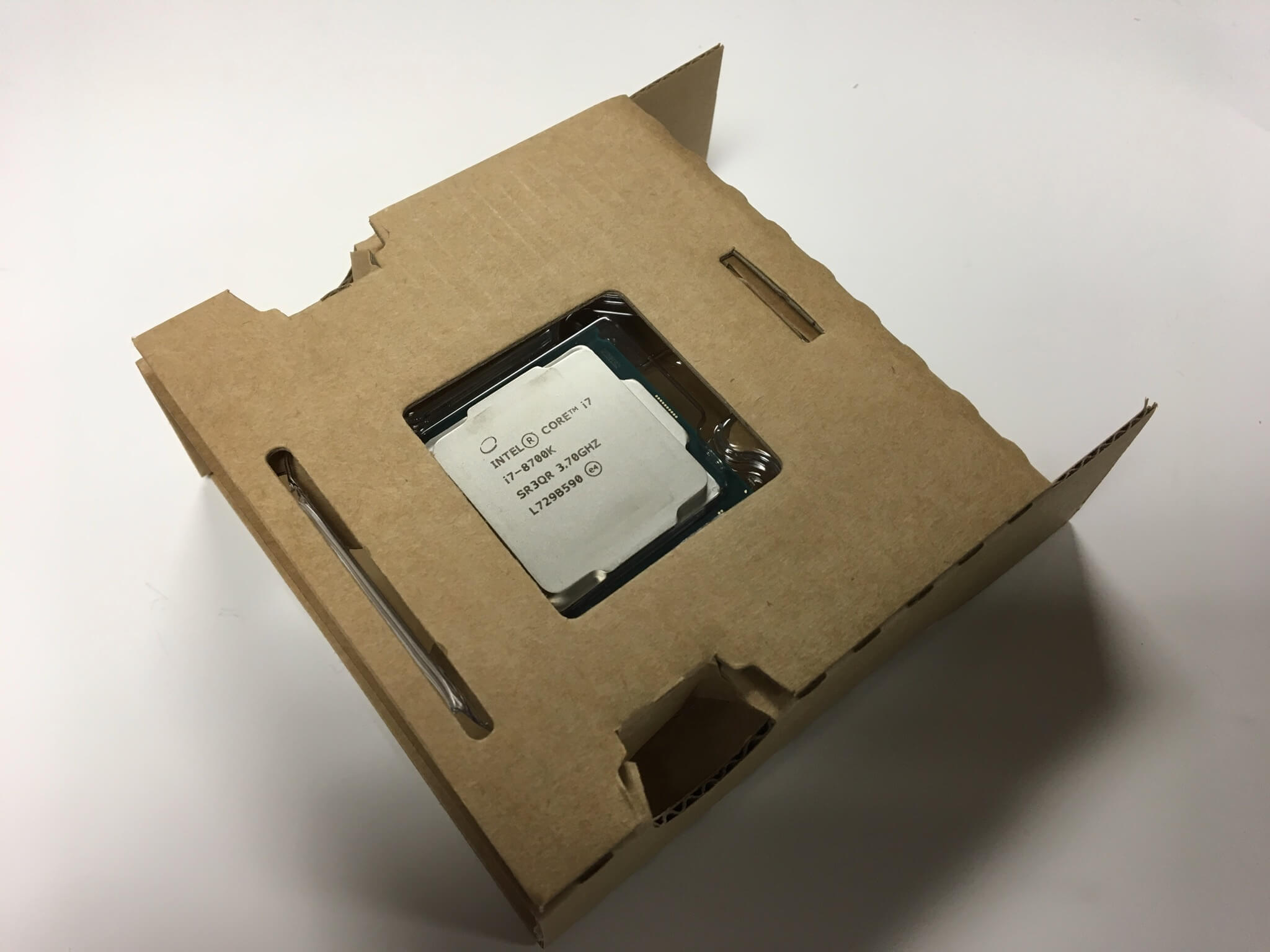 Image #Intel I7 8700k Cpu Packaging